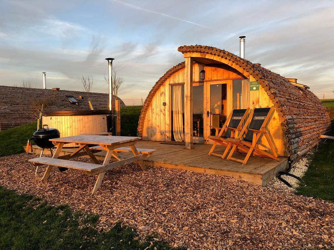 Glamping in Isle of Wight, South East England Tom's Eco Lodge